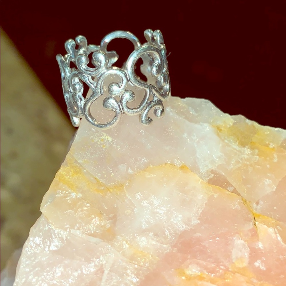 Swirly Sterling Stamped Dream Ring❤️7❤️👑💜 - Picture 6 of 8